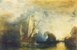 水彩大师 William Turner_1829 Ulysse raillant Polyphène L'Odyssée d'Homère